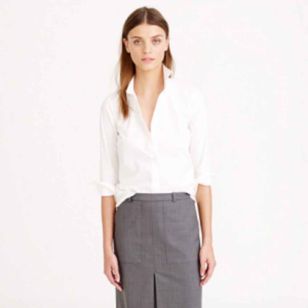 J. Crew stretch perfect shirt